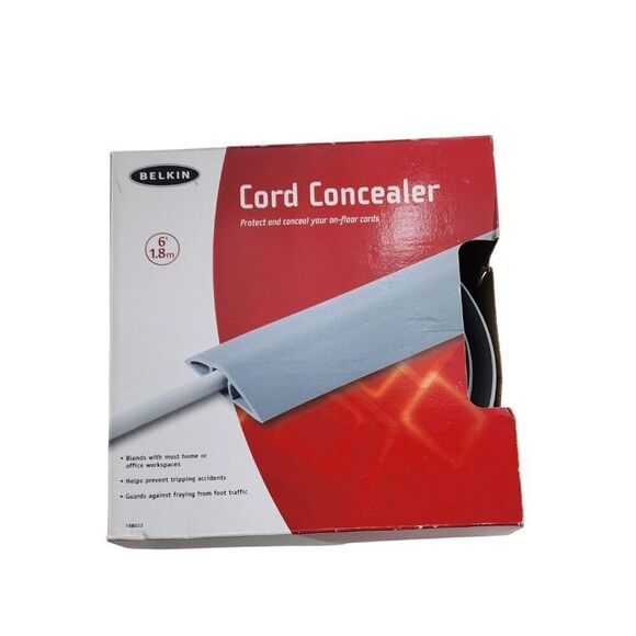 NEW in Box, Belkin 6 Foot Cord Concealer - Picture 1 of 3